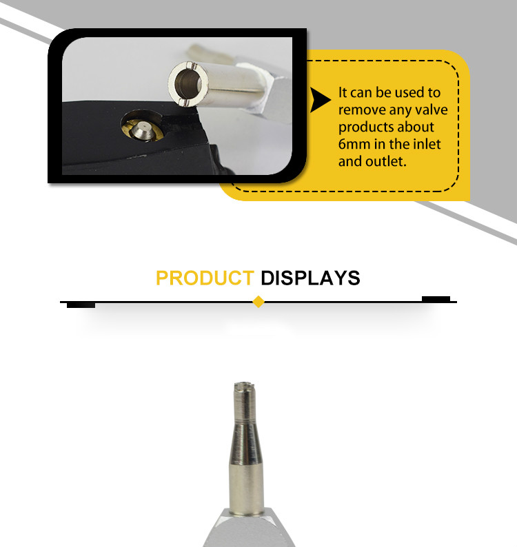 Multi-functional Triangular valve key tool for gas part