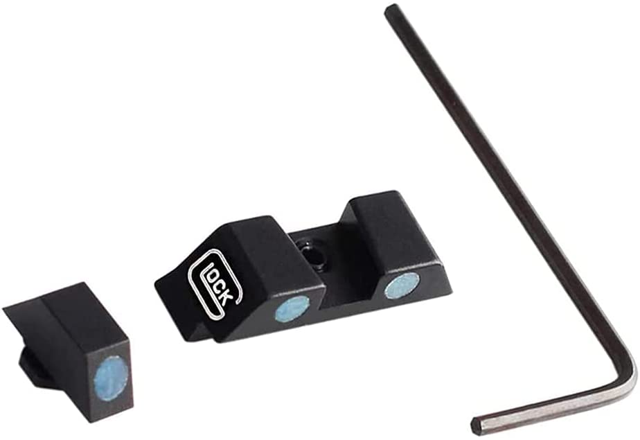 Tactical Glock Fiber Optic Front Rear gun Sights Green Night sight Set for 17/19/22/23/24/26/27/33/34/35