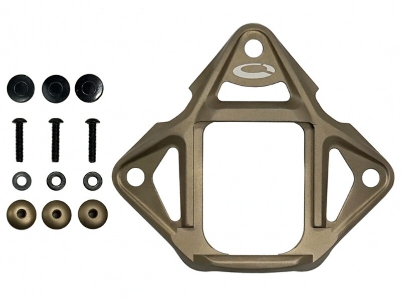 CQC Aluminum Airsoft Tactical Helmet VAS Shroud Skeleton Three-Hole NVG Mount Fast Mich Helmet Accessories