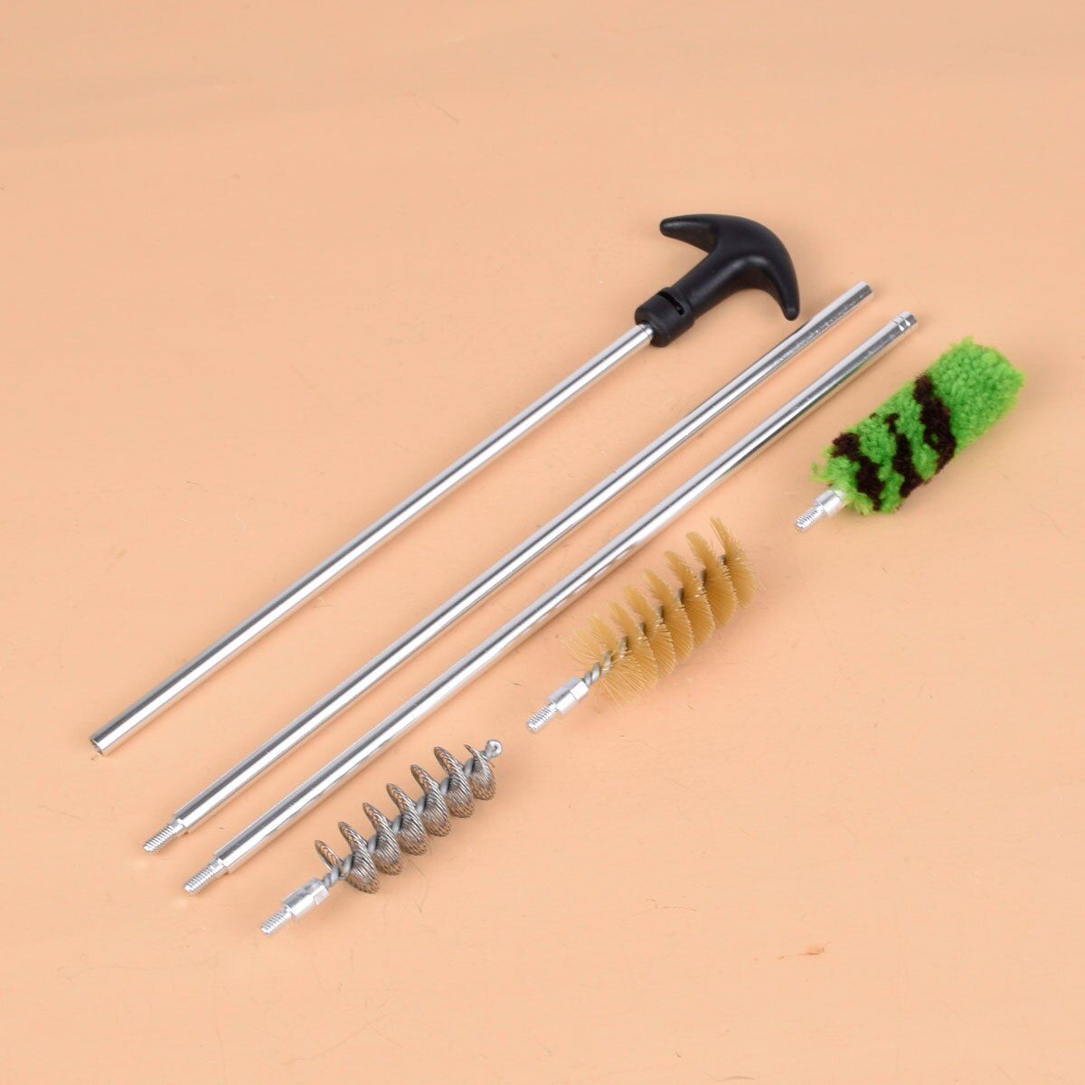 12GA Gun Cleaning Brush Rod Brush 12 Gauge Cleaning Kit Aluminum 12 GA Caliber Hunting Rifle