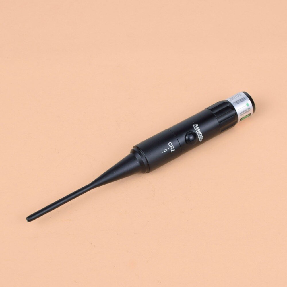 Hunting Green Red Laser Boresighter Kits Green Red Dot Bore Sight with On Off Switch for .22 to .50 Caliber Riflescope