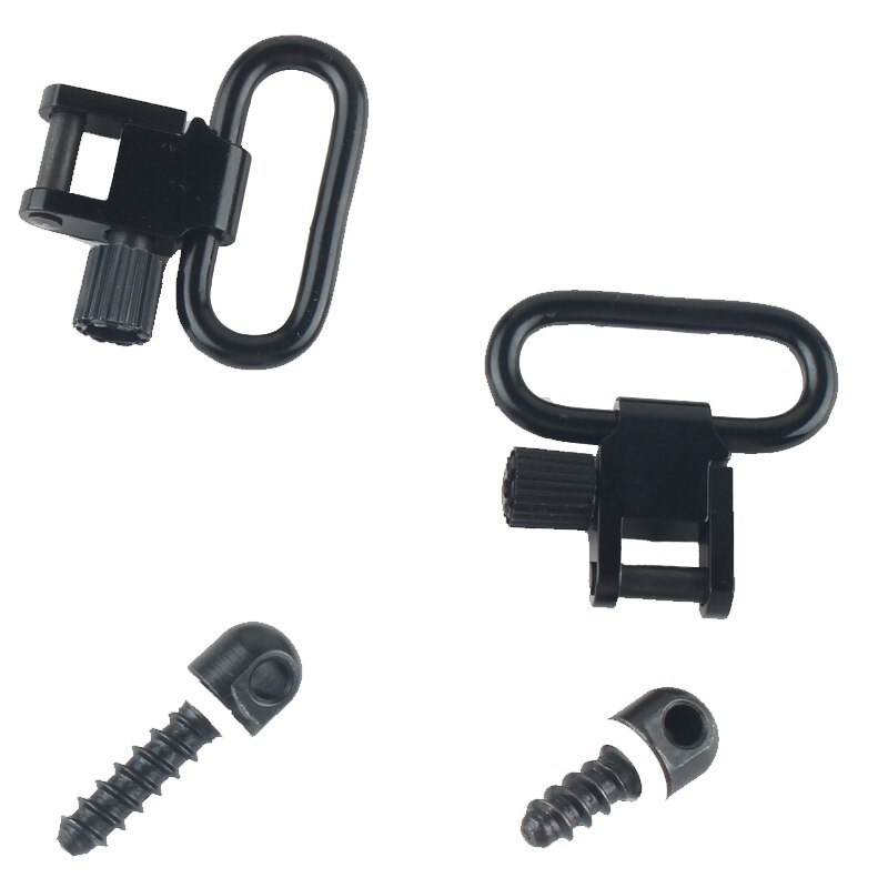 2Pcs/Lot Adapter Kit Type Black and silver Professional Quick Detachable Sling Swivel Hunting Accessories