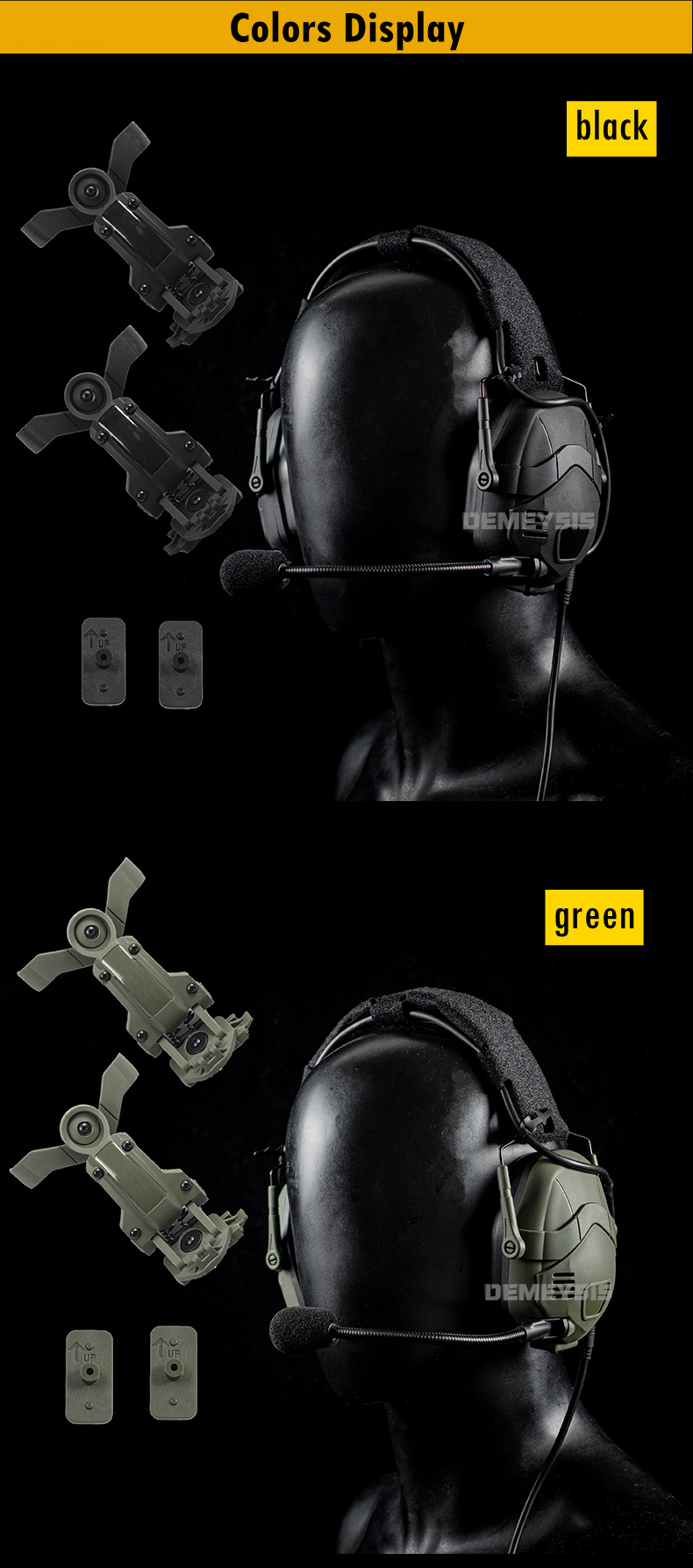 Tactical Bluetooth Headset Sound Pickup Noise Reduction Shooting Wargame Earmuff Airsoft Paintball Headphone Helmet Head Mounted