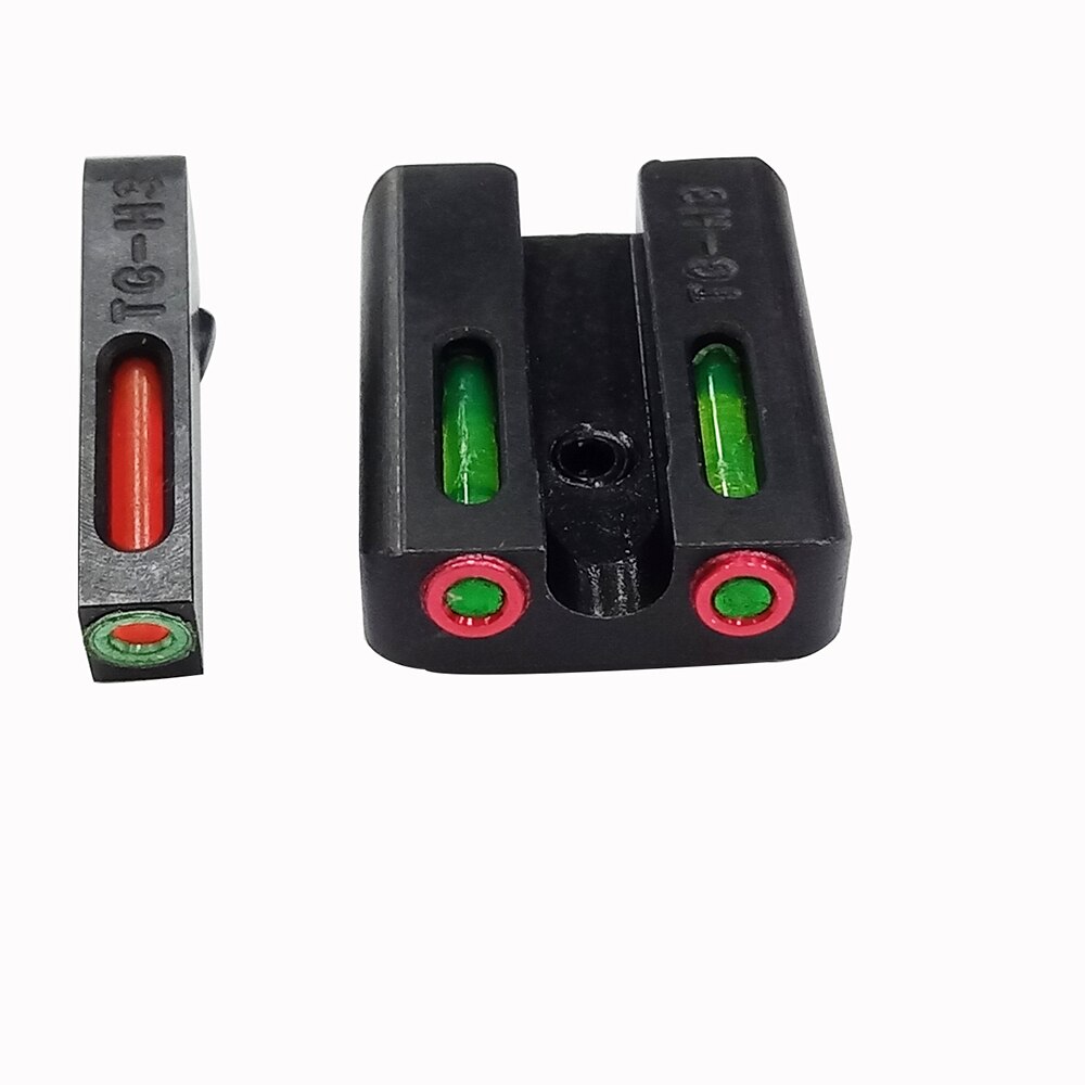 Fiber Optic Sight Set-Red /Green Front Rear Sight For Glock