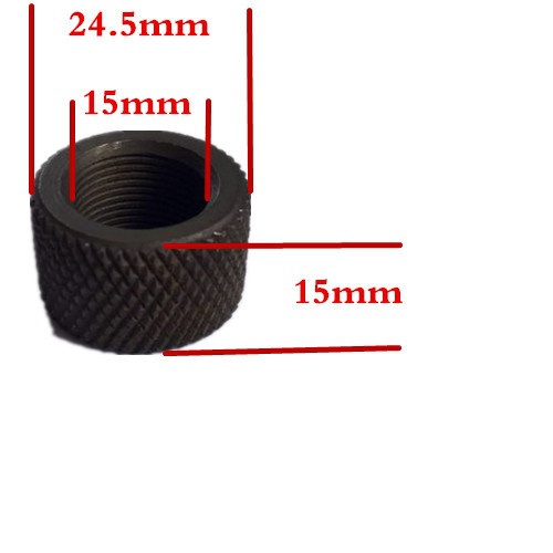 1Pc Steel .750 Diameter 223 308 Muzzle Brake Barrel Thread Protector 1/2×28 5/8×24 Pitch