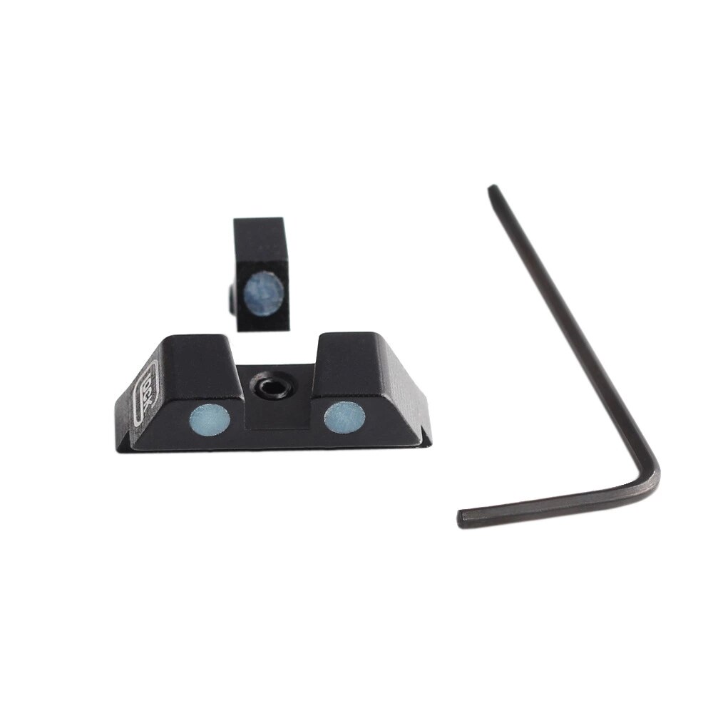 Hunting Accessory Pistol Handgun Glow in the Dark Night Sights Front and  fluorescence Rear Sight Set For Glock