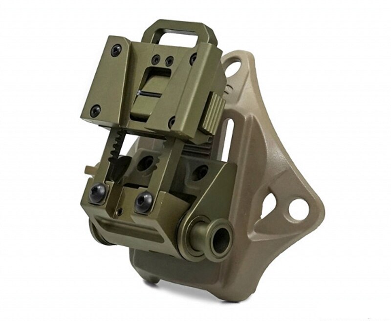 CQC Aluminum L4G19 Airsoft Tactical Helmet NVG Mount Helmet Shroud For Night Vision Goggle AN/PVS-7 14 15 18 21