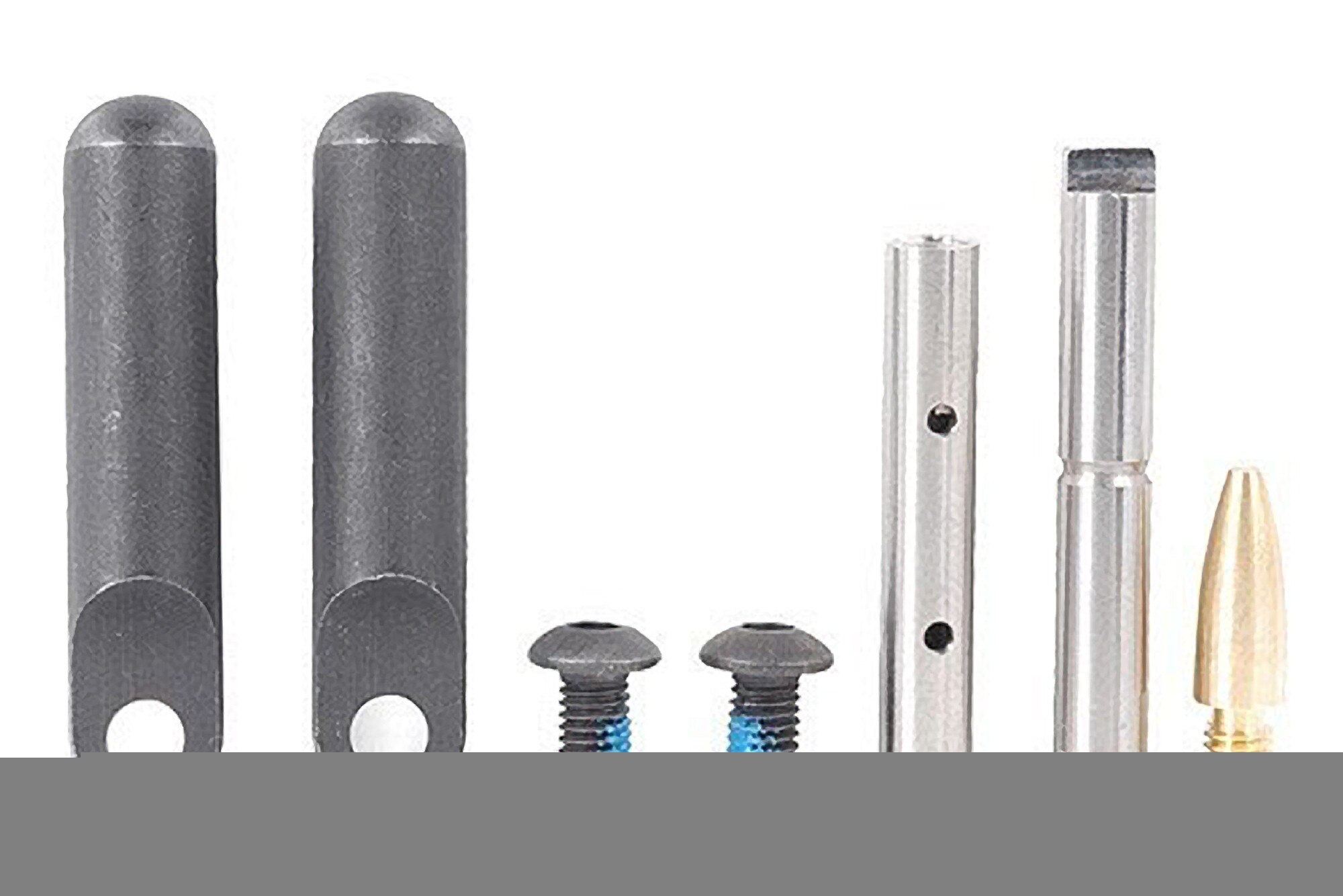 Gen 2 .154 Non-Rotating Anti-Walk Pins with Black Side Plates Trigger Hammer Pins