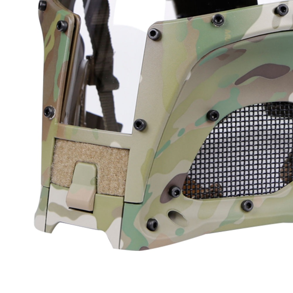 Men Iron Warrior Military Combat Helmets Full-covered Airsoft Paintball