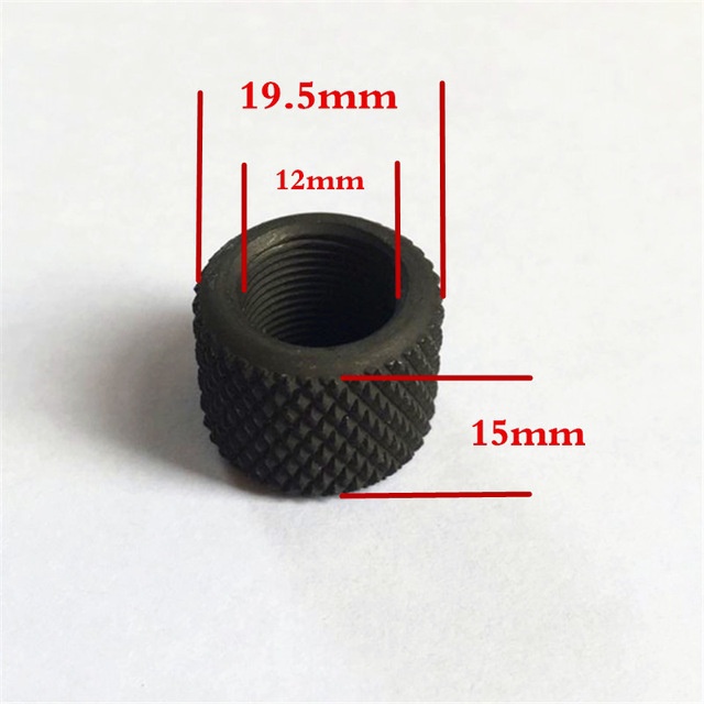 1Pc Steel .750 Diameter 223 308 Muzzle Brake Barrel Thread Protector 1/2×28 5/8×24 Pitch
