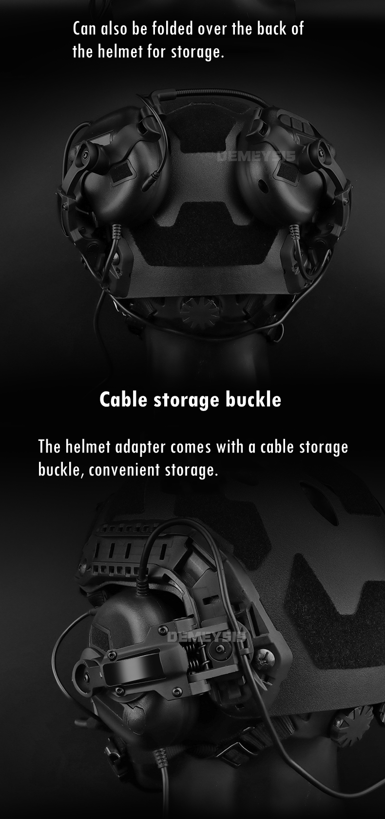 Outdoor Hunting Headset Communication Shooting CS Tactical Combat Headphone for OPS Core ARC and Wendy M-LOK Helmet Rails