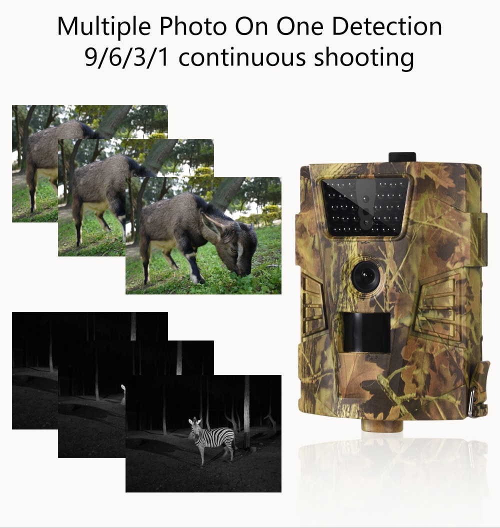 4PCS/LOT Hunting Trail Camera  850NM 12MP 1080P Animal Tracking Cameras Photo Traps Wild Surveillance HT001B