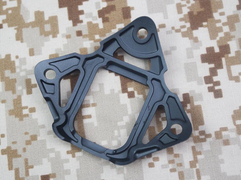 CQC Aluminum Airsoft Tactical Helmet VAS Shroud Skeleton Three-Hole NVG Mount Fast Mich Helmet Accessories