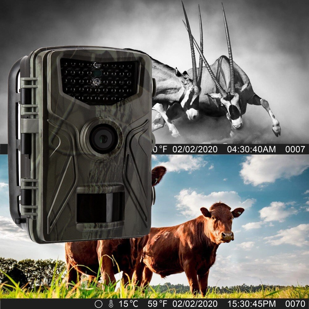 20MP 1080P Hunting Trail Camera Wildlife Tracking Surveillance HC804A Infrared Night Vision Wild Cameras Photo Traps