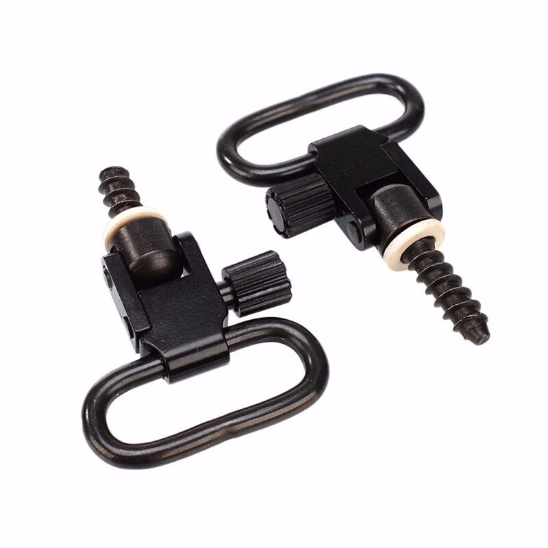2Pcs/Lot Adapter Kit Type Black and silver Professional Quick Detachable Sling Swivel Hunting Accessories