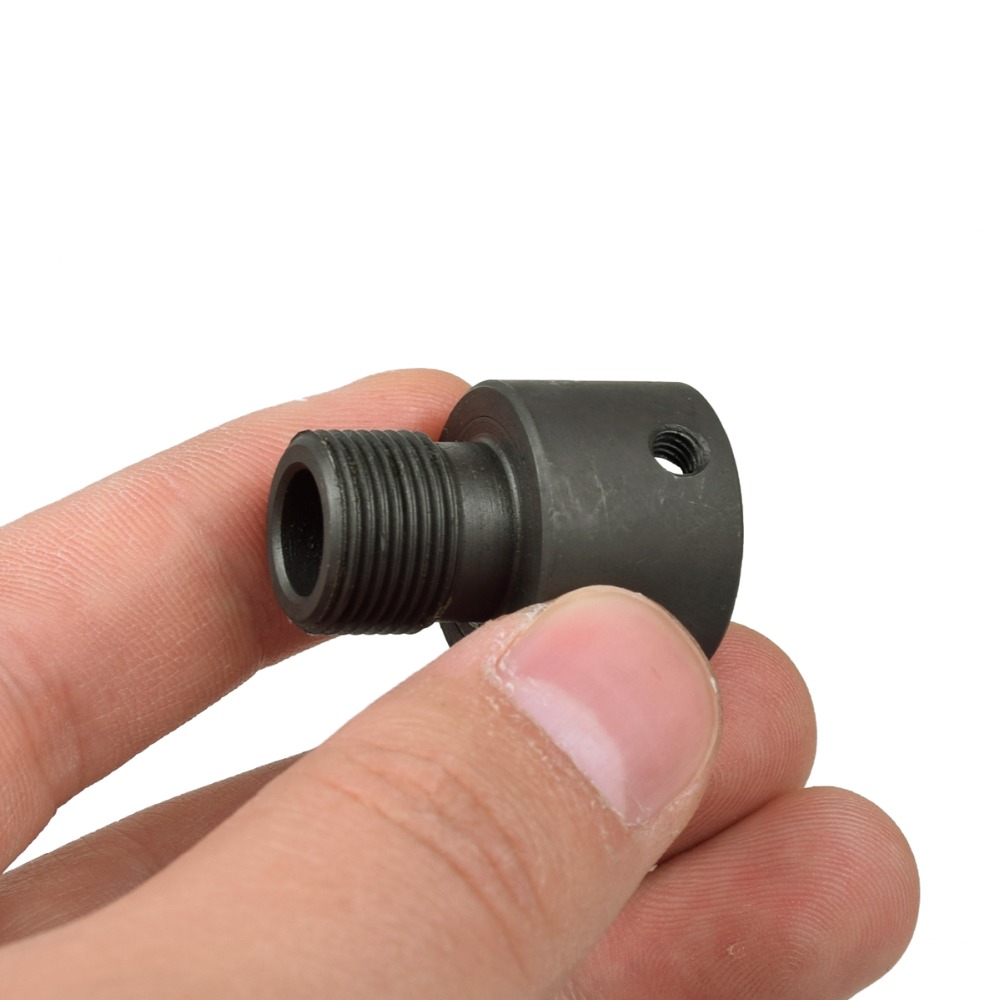 Tactical Steel AR15 M14 Thread Left AK/SKS Muzzle Brake Adapter CKC Sat Like a Native Hole Widened Amoeba m4a1 Hunting