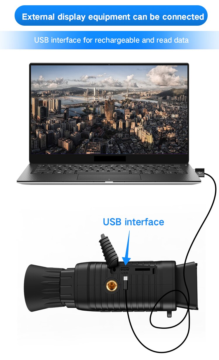 MiNi Night Vision Device Goggles 1080P HD Magnification Infrared Telescope NV650 Professional Monocular Zoom Hunting  5x Digital