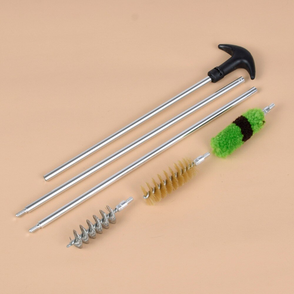 16 GA Gun Cleaning Brush Rod Brush Cleaning Kit Aluminum For 16GA Caliber Gauge Gun Hunting Rifle