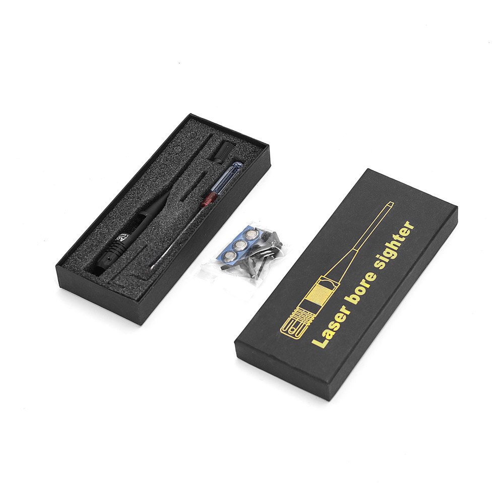 Hunting 650nm Riflescope Green Red Laser Bore sighter Kits for 0.22 – 0.50 five Caliber Rifle gun style collimator