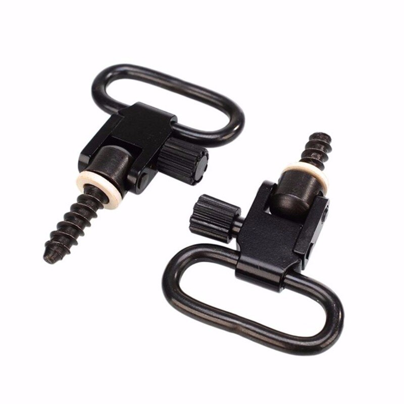 2Pcs/Lot Adapter Kit Type Black and silver Professional Quick Detachable Sling Swivel Hunting Accessories
