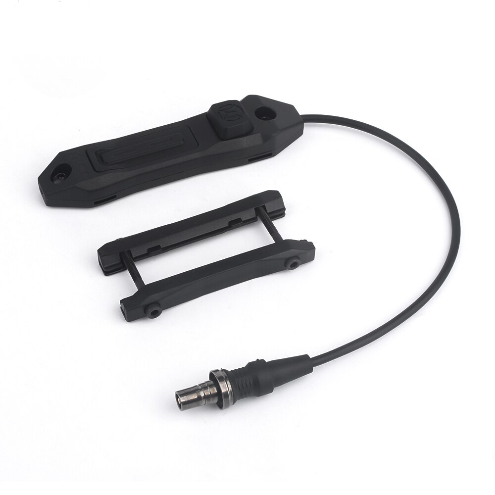 Airsoft Surefir M300 M600 Scout Light Dual Button Tape Switch Hunting Rifle Augmented Switch for Keymod M-lok Picatinny
