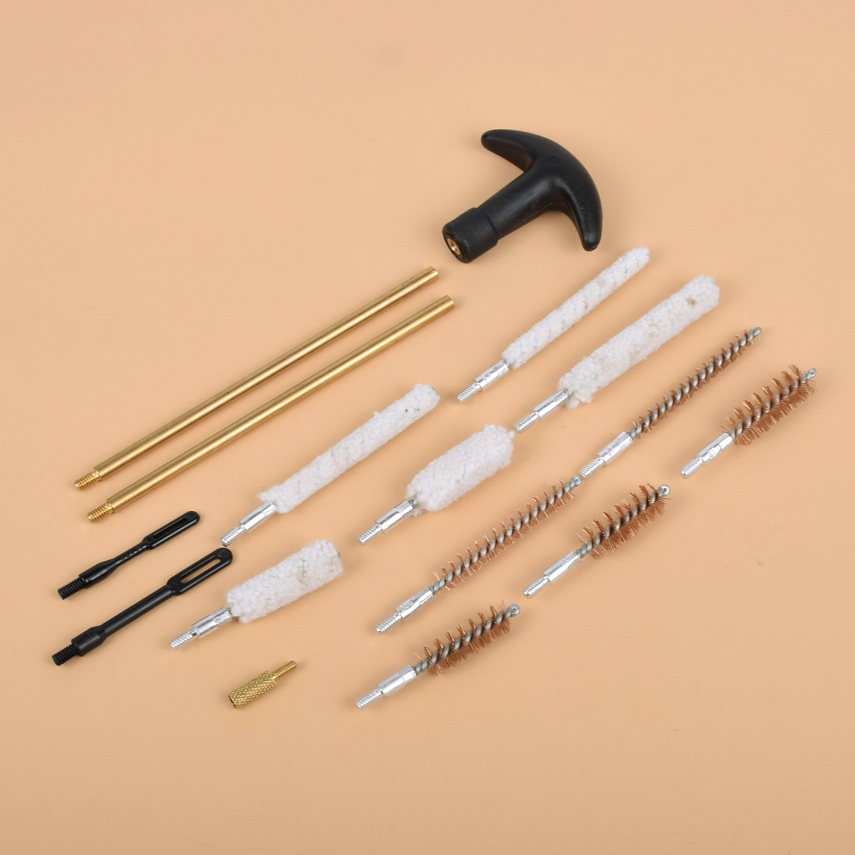 16 pcs Universal Pistol Gun Cleaning Kit Barrel Brushes Tools for caliber handguns .22 .357 .38 .40 .44 .45 9mm Gun Cleaning set