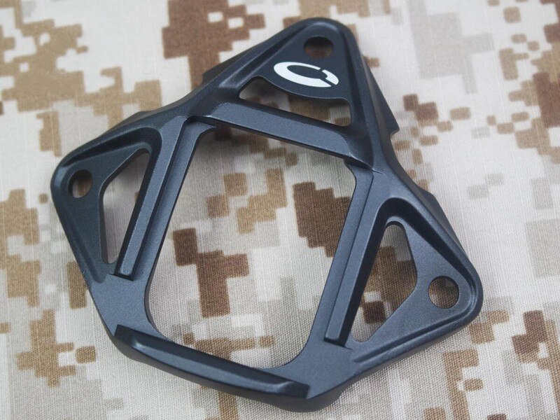 CQC Aluminum Airsoft Tactical Helmet VAS Shroud Skeleton Three-Hole NVG Mount Fast Mich Helmet Accessories