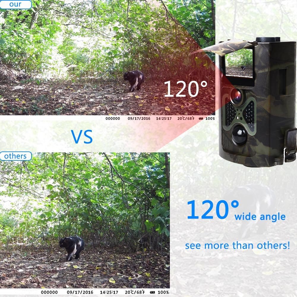 16MP 1080P Wildlife Trail Camera Photo-traps Hunting Wild Camera Wireless Surveillance  Wildcamera HC550A Laser Hunter Tracking