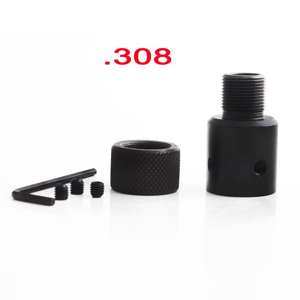 1022 10/22 Barrel End Thread Protector Muzzle Brake Adapter 1/2×28 5/8×24 Combo .223 .308 Compensator