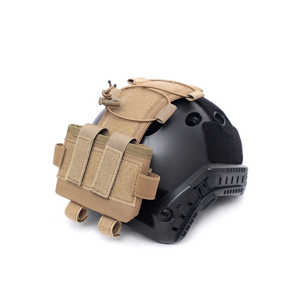 Tactical Helmet Battery Pouch MK2 Battery Case Fast Helmet Counterweight Pack Camo Utility Hunting Airsoft Helmet Battery Bags