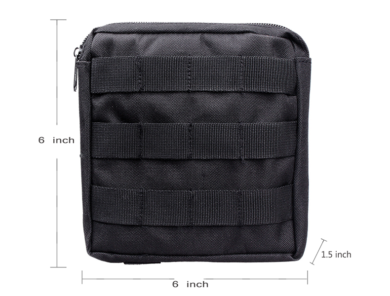 Tactical Pouch Nylon Molle Bag Tactical Waist EDC Bag Gear Survival Waterproof Back Waist Outdoor Utility Case Molle Phone Pouch