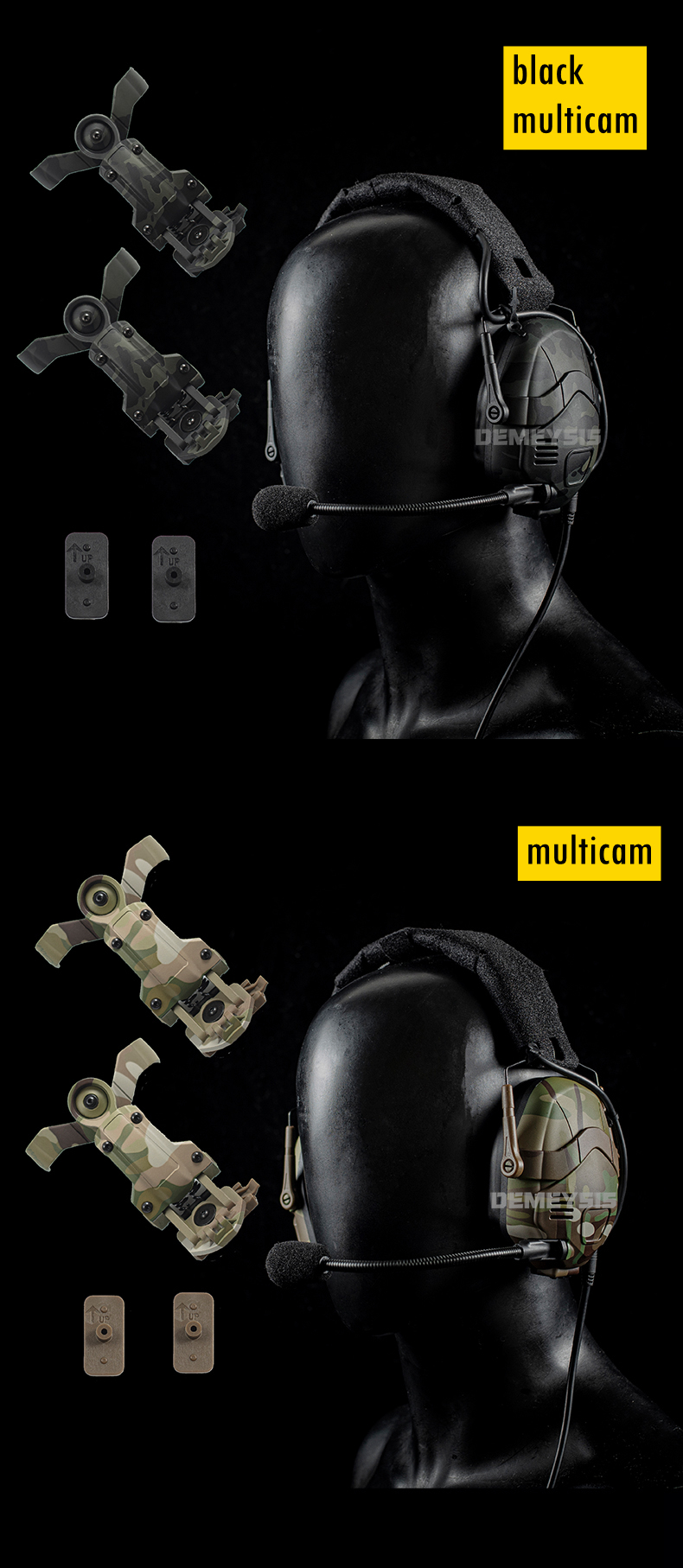 Tactical Bluetooth Headset Sound Pickup Noise Reduction Shooting Wargame Earmuff Airsoft Paintball Headphone Helmet Head Mounted