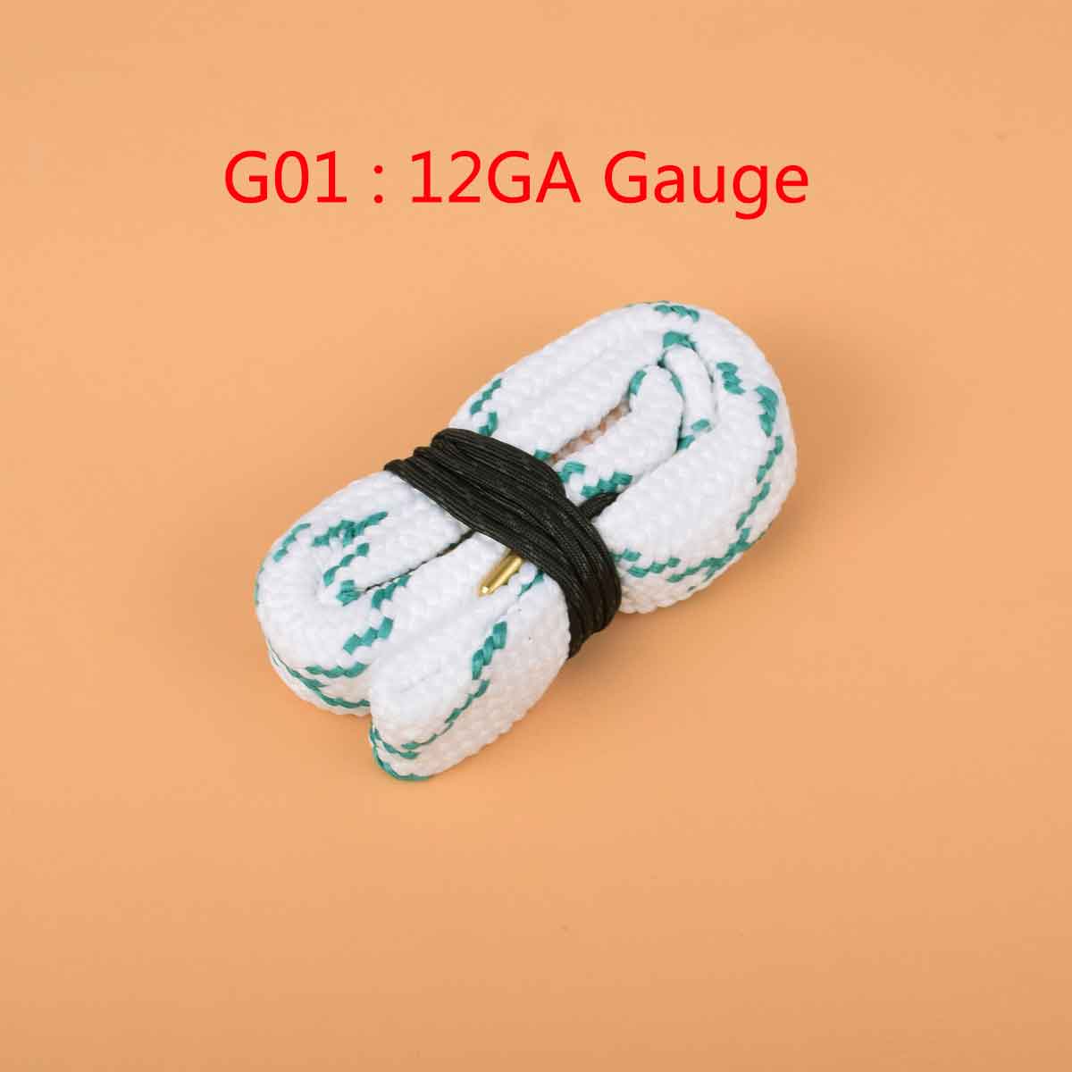 12GA Gauge Rifle Cleaning Cleaner Snake Gun Bore Nylon Cleaning fit 12 GA Gauge Snake Cleaner kit Bore Snake Gun Caliber Bore