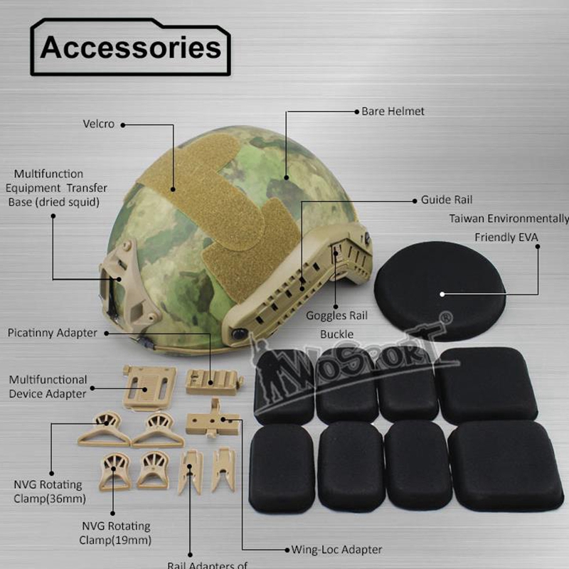Military Tactical Helmet Airsoft Protective