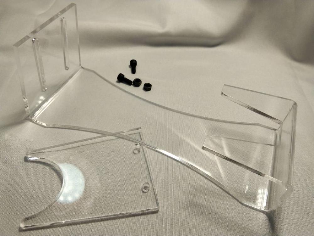 Airsoft Acrylic Kublai P1 Glock G17 G19 Stand Height Adjustable Rest Stand Paintball Support Showing stand Glock Accessory