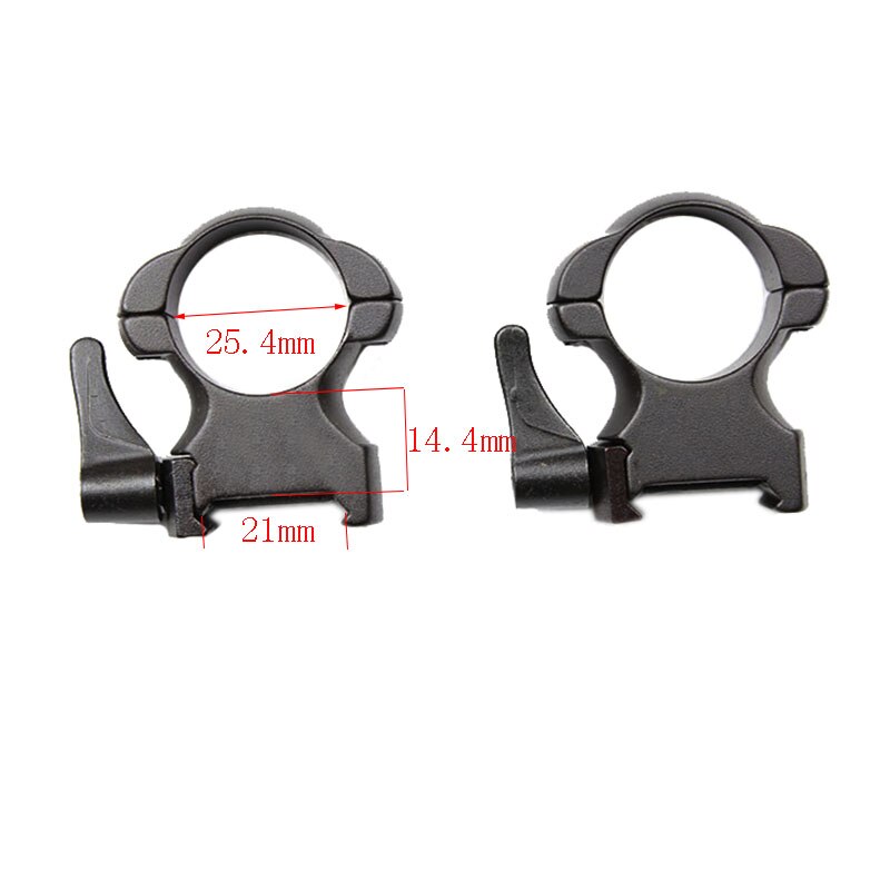 Steel bracket ring mount Diameter In 25.4mm