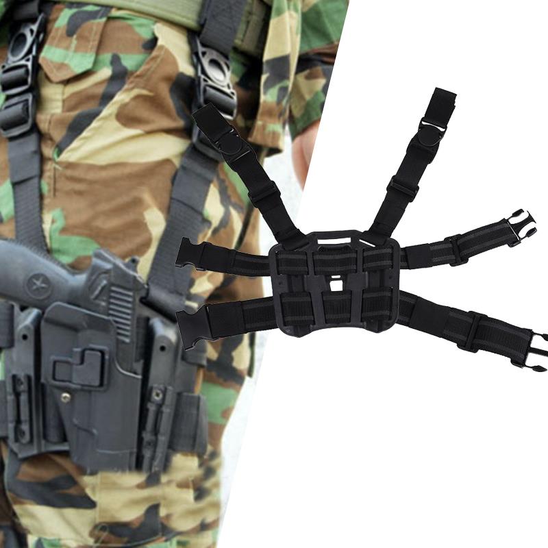 Tactical Drop Leg Thigh Rig Holster Platform Panel Plate for SERPA CQC Holsters