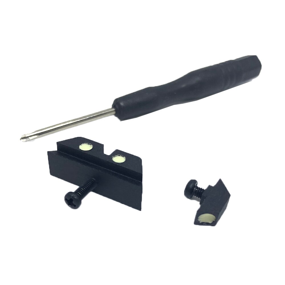 Hunting Handgun Pistol Glow Sight Green Dot for Glock 17/19/22/23/24/26/27/33/34/35 In Day and Night Use