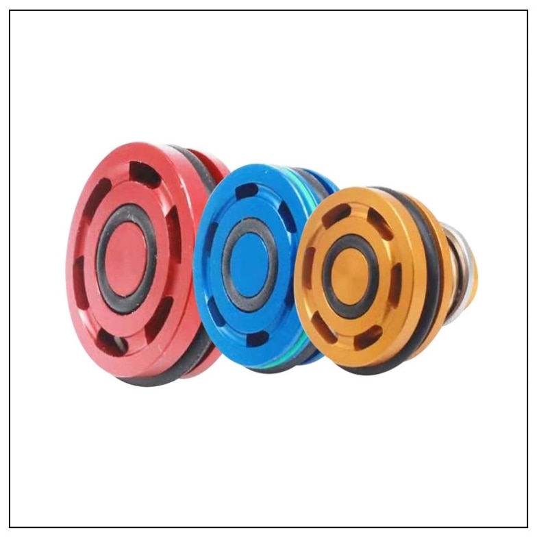 SHS CNC Aluminum Alloy Piston Head for Ver.2/JM Gen.8/Gen.9/Gen.10 FB Kublai Gearbox Piston Head Airsoft Accessory