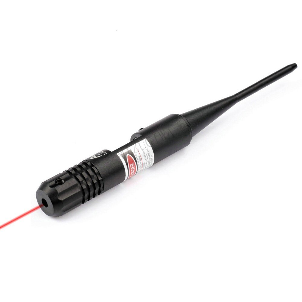 Red laser calibrator, sighting device, zero reset device, laser targeting device set sighting device