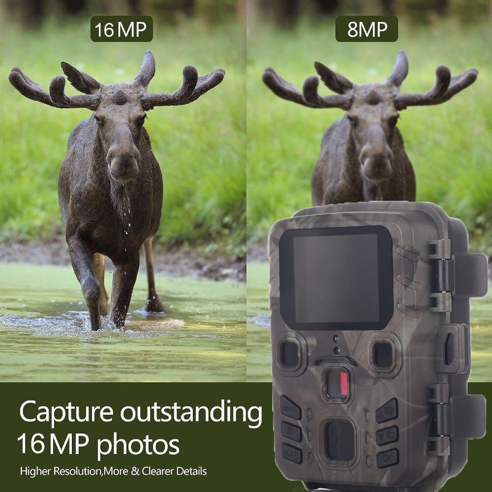Hunting Trail Camera 20MP 1080P Outdoor Wildlife Cameras Scouting Surveillance Mini301 Night Vision Photo Trap with PIR Sensor