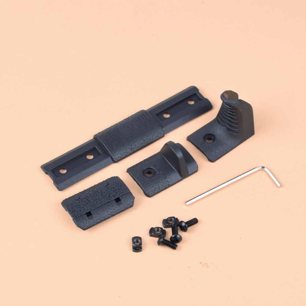 4pcs/pack Airsoft M-Lok Handguard Rail Panel Cover Hand Tool kit fit for M Lok Rail Hunting Acessories