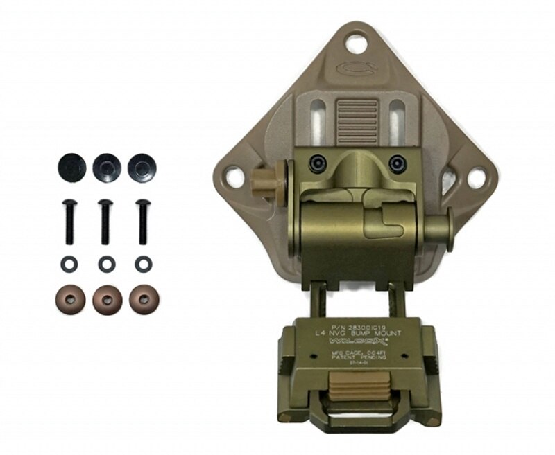 CQC Aluminum L4G19 Airsoft Tactical Helmet NVG Mount Helmet Shroud For Night Vision Goggle AN/PVS-7 14 15 18 21