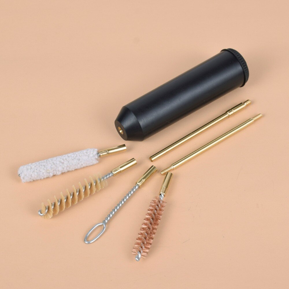 7pcs/set Pistol Gun Cleaning Kit Hand Gun Rod Brush Professional Tools For .22 .45 .357 9 mm CZ 75 Colt 1911 Glock