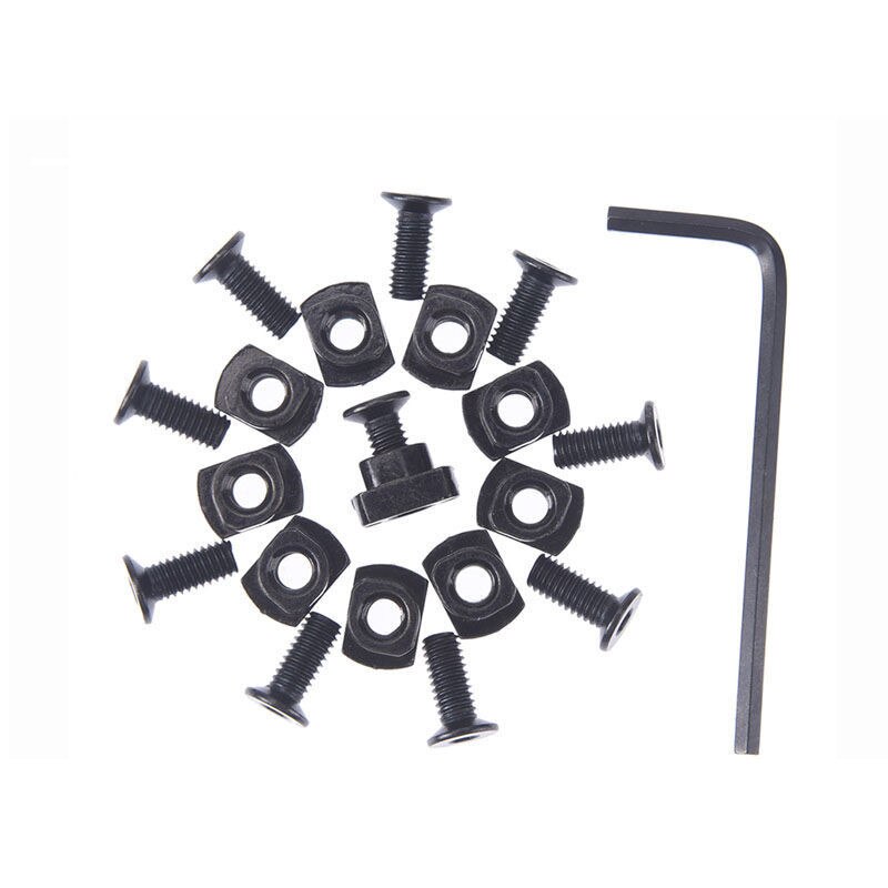 10 Pack M-LOK Screws and Nut Replacement for MLOK Handguard Rail Sections Keymod  Screws Tactical Hunting Accessories