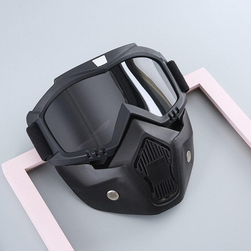 Retro Face Mask Windproof Glasses Off-Road Tactical CS Goggles Motorcycle Off-Road Goggles Riding Mask