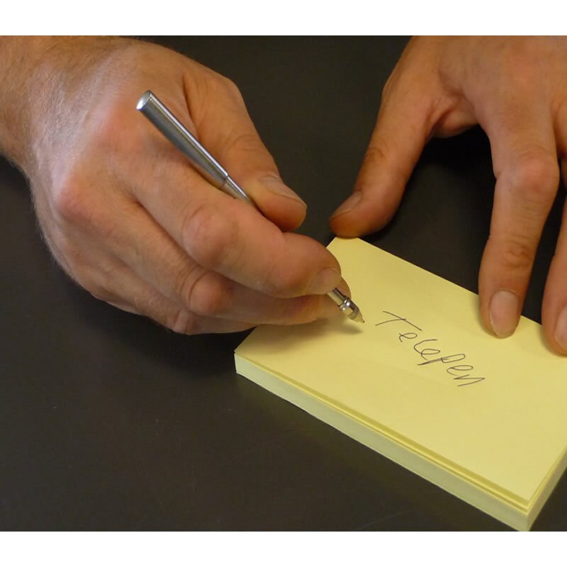 Stainless Steel Telescopic Pen With Metal Key Ring Telepen Keyring Telescoping