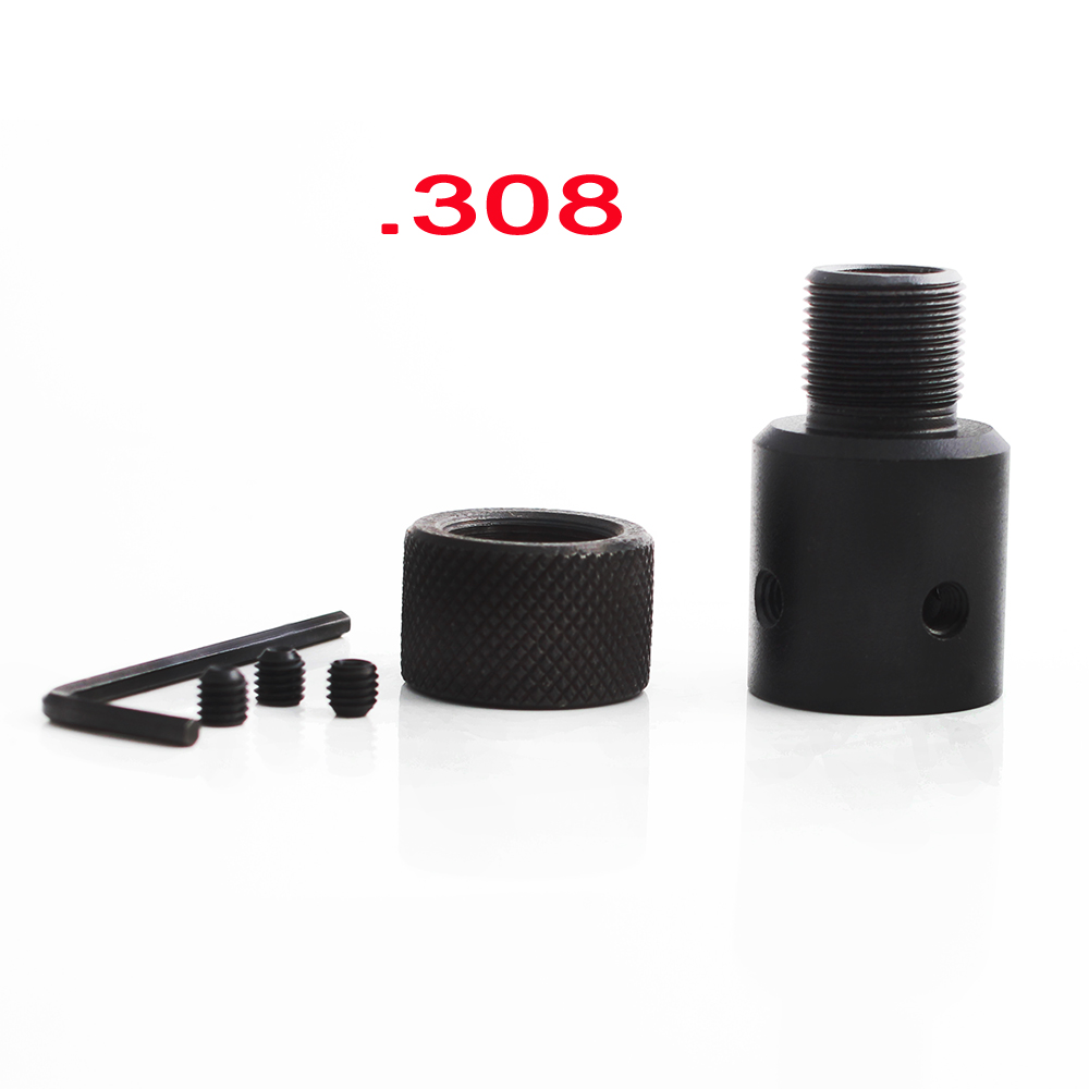 Ruger 1022 10/22 Barrel End Thread Protector Muzzle Brake Adapter 1/2×28 5/8×24 Combo .223 .308 Compensator