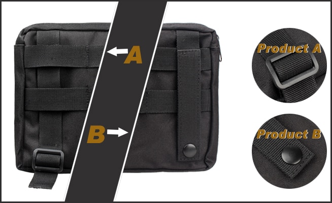 Tactical Pouch Nylon Molle Bag Tactical Waist EDC Bag Gear Survival Waterproof Back Waist Outdoor Utility Case Molle Phone Pouch