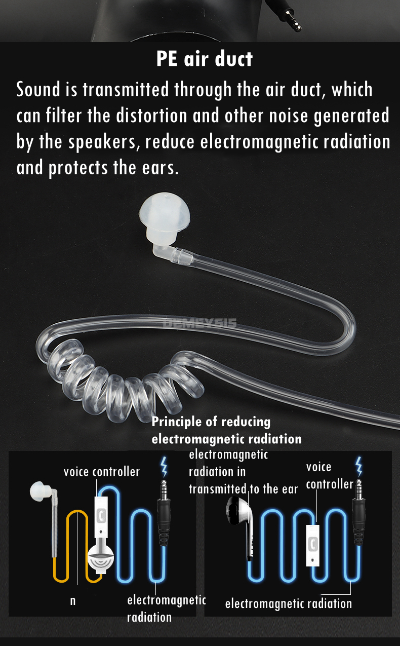 Tactical Throat Microphone Portable Airsoft Paintball CS Sports Radio Mic Neckband Hunting Airsoft Air Tube Microphone Headset